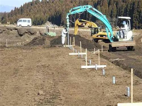 黄冈地桩施工现场